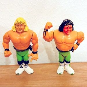 1991 WWF Hasbro Vintage Pro Wrestlers The Rockers pair set of 2 Shawn Michaels